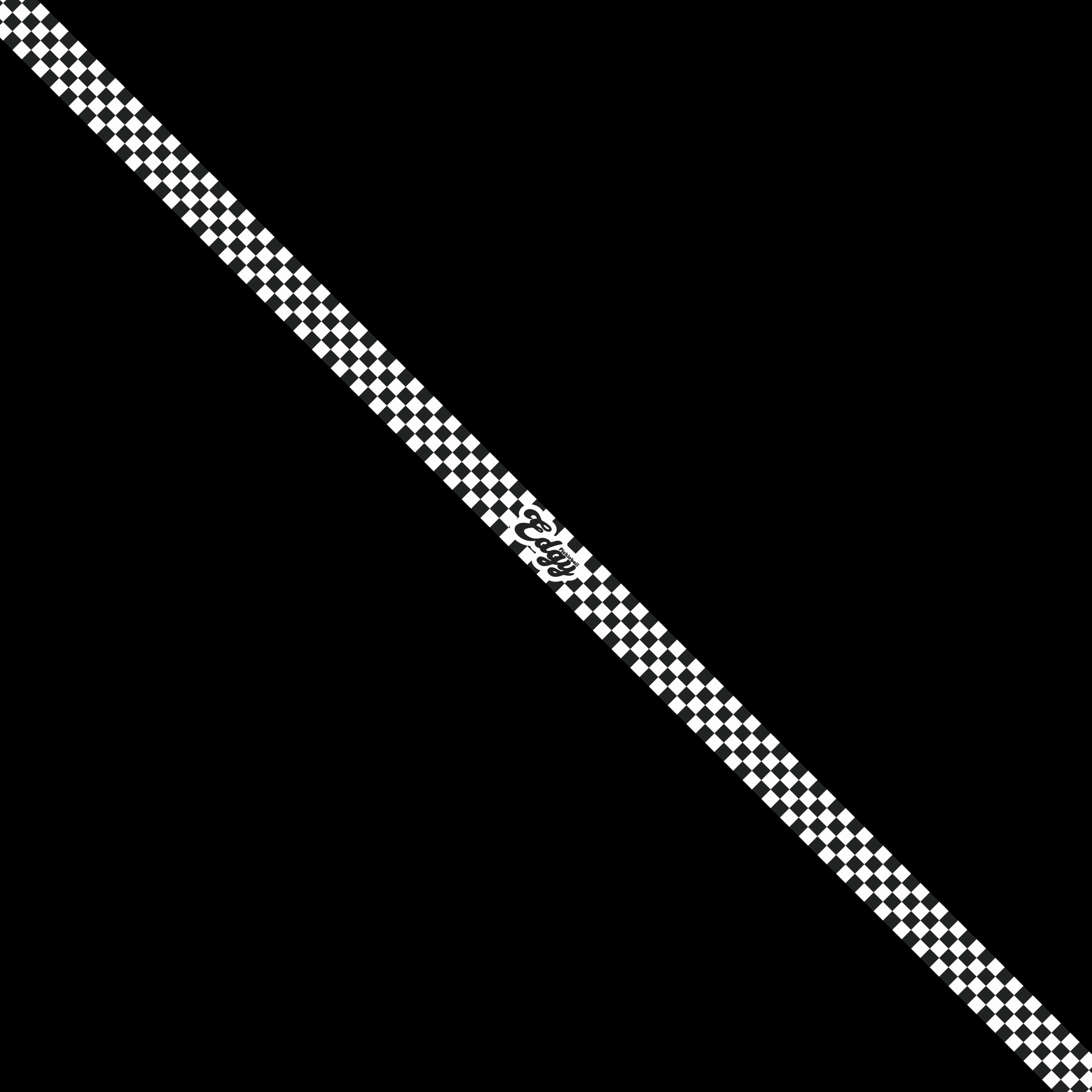B&W Checkers Edge Tape (3 pack) - Pickleball Paddle Edge Tape