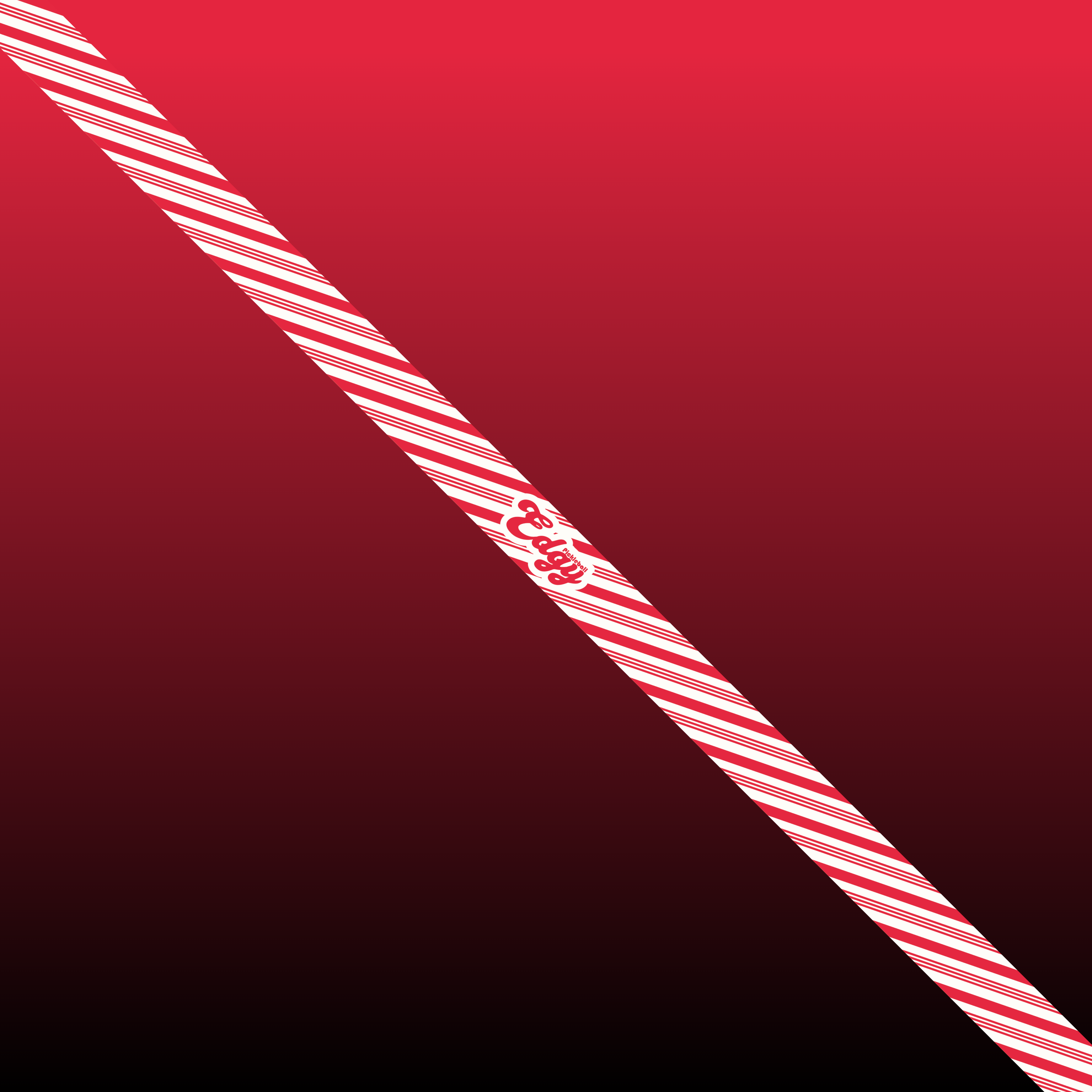 Candy Cane Edge Tape (3 pack) - Pickleball Paddle Edge Tape