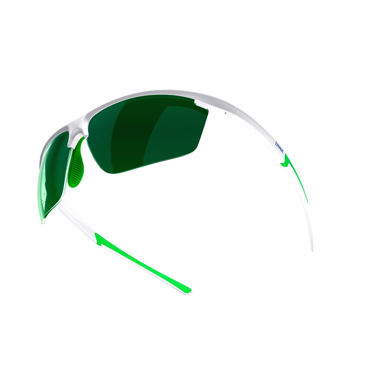 Daytona Petite Sunglasses - White/Green
