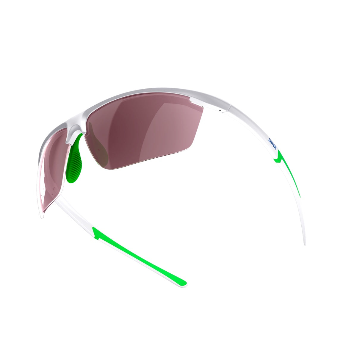 Daytona Petite Sunglasses - White/Green