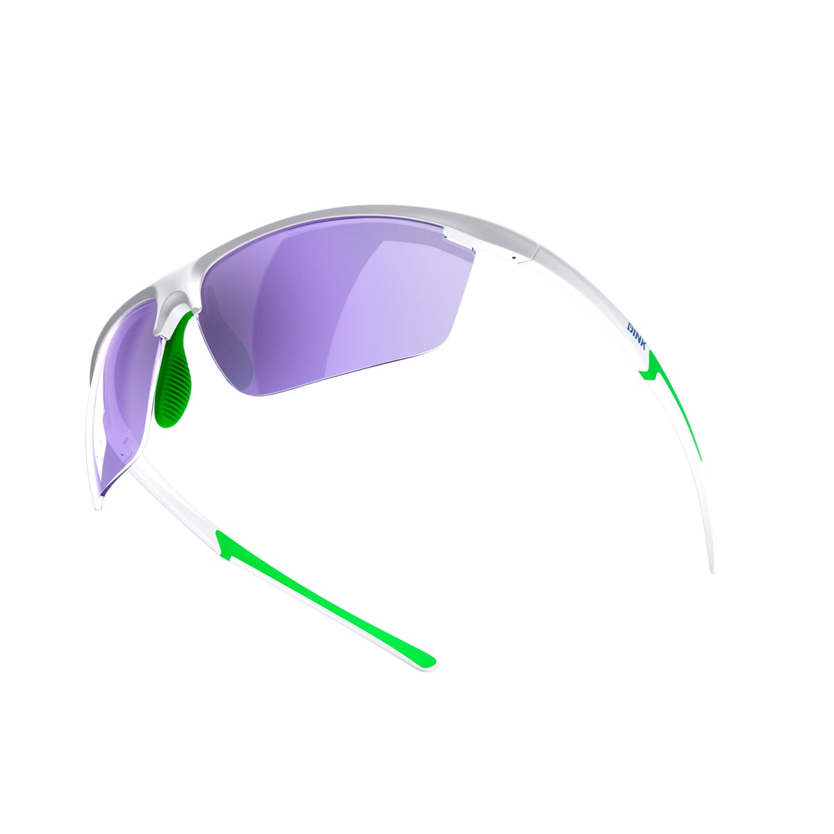 Daytona Petite Pickleball Sunglasses - White/Green