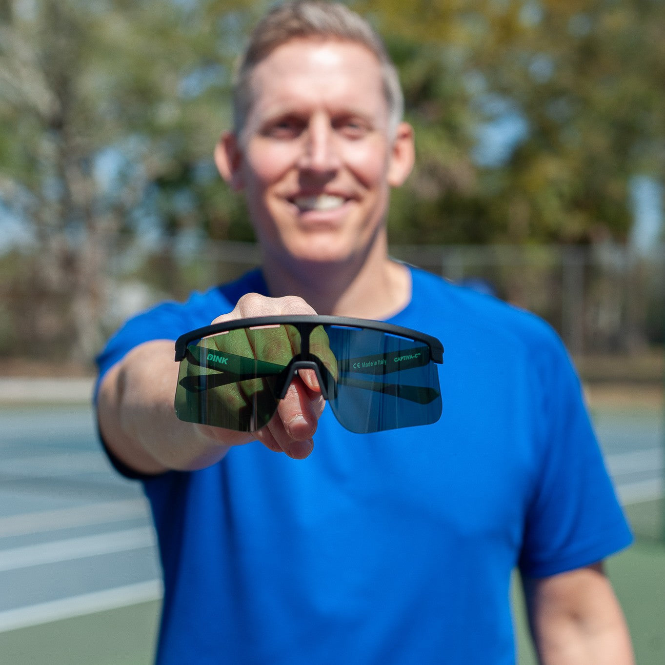 Captiva Large Emerald Green Pickleball Sunglasses
