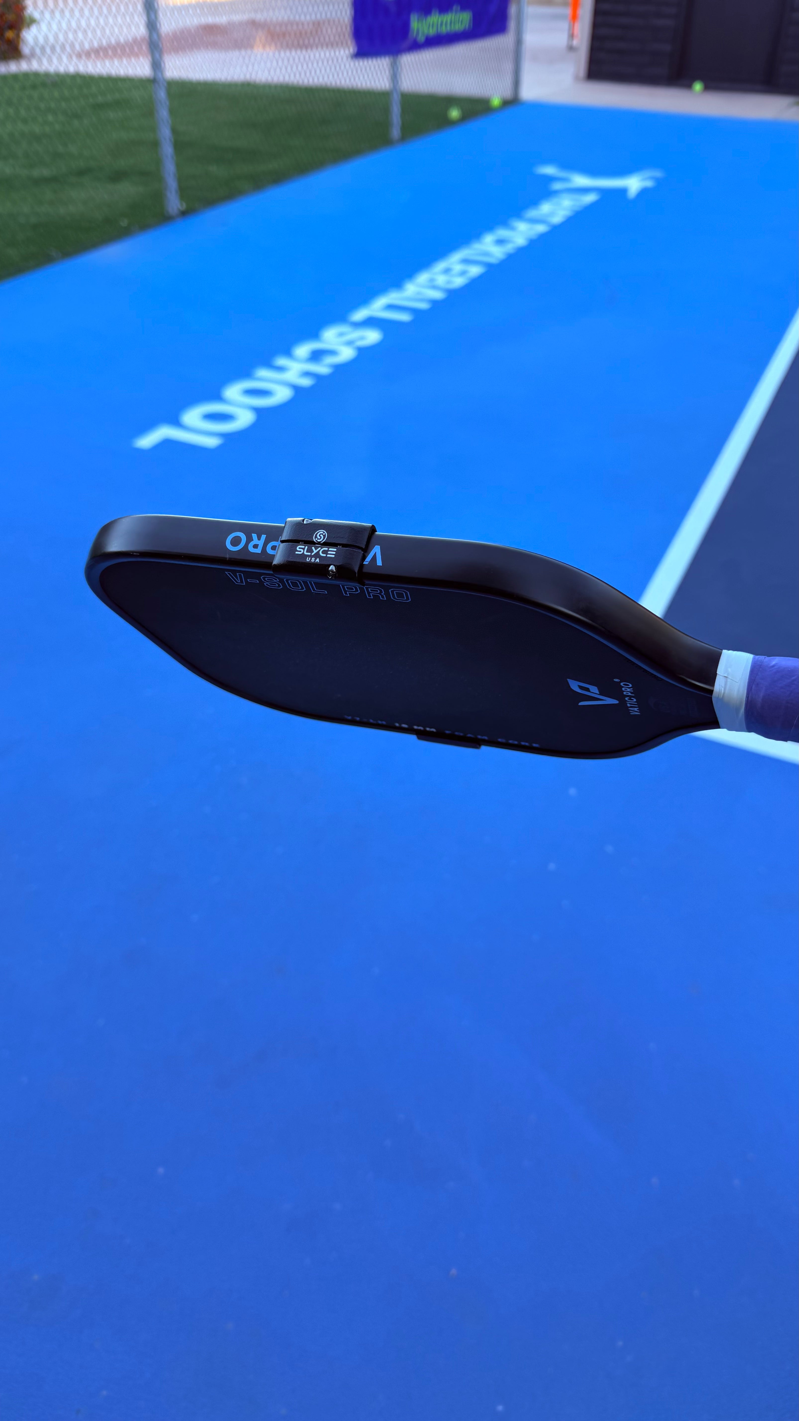 SLYCE SLYDRS™ — Adjustable Clamp-On Pickleball Paddle Tuning Weights