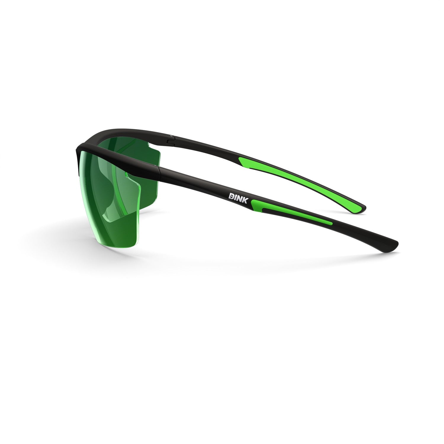 Daytona Petite Large RX Pickleball Sunglasses - Black/Green