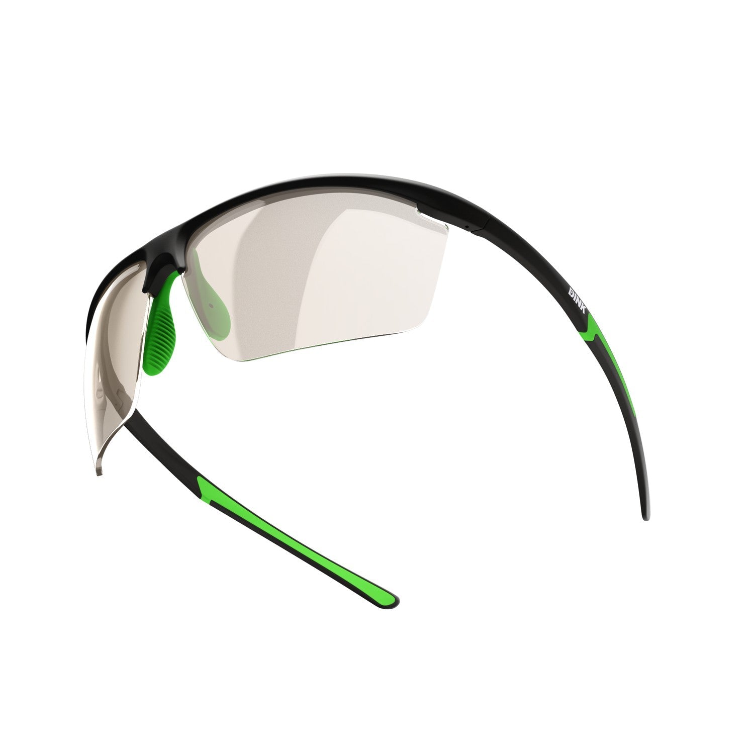 Daytona Petite Large Sunglasses - Black/Green