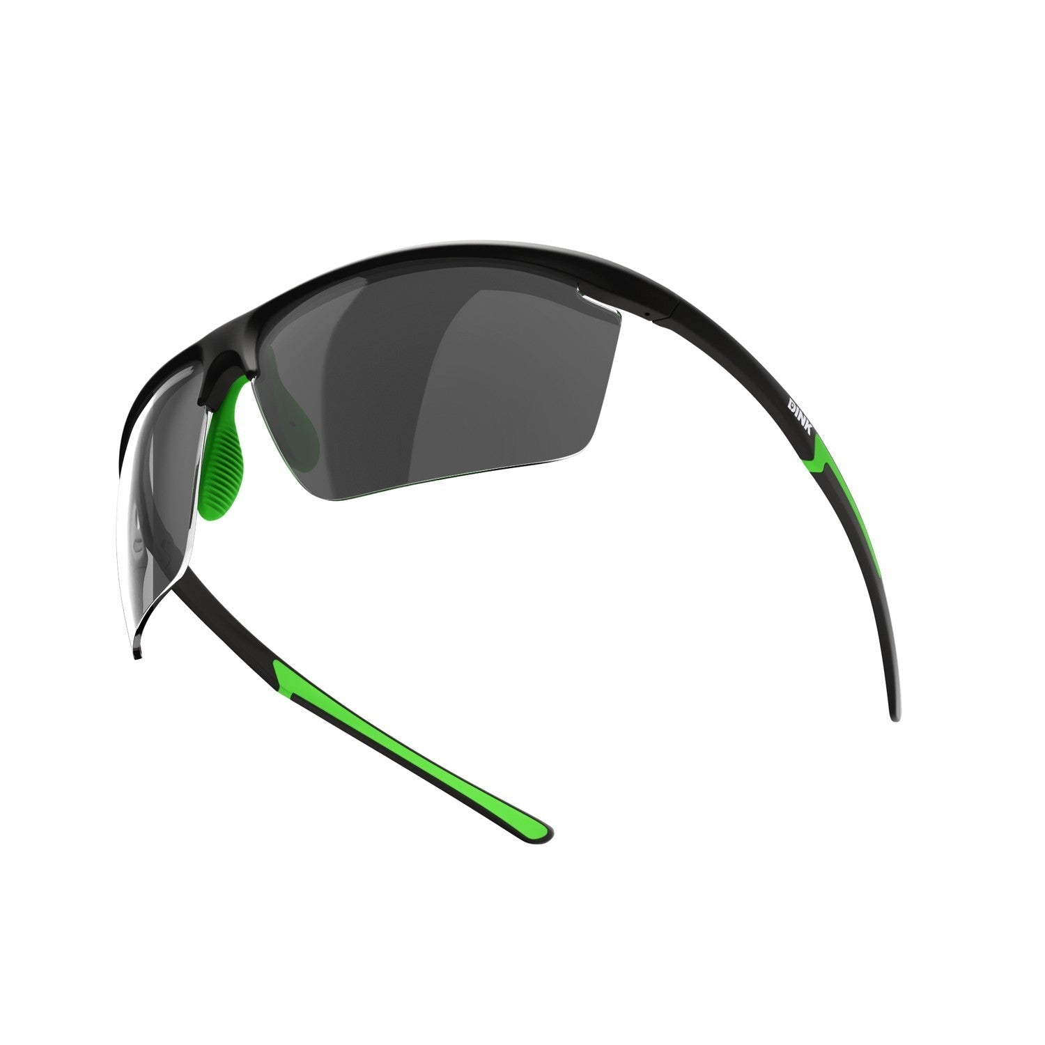 Daytona Petite Large Pickleball Sunglasses - Black/Green