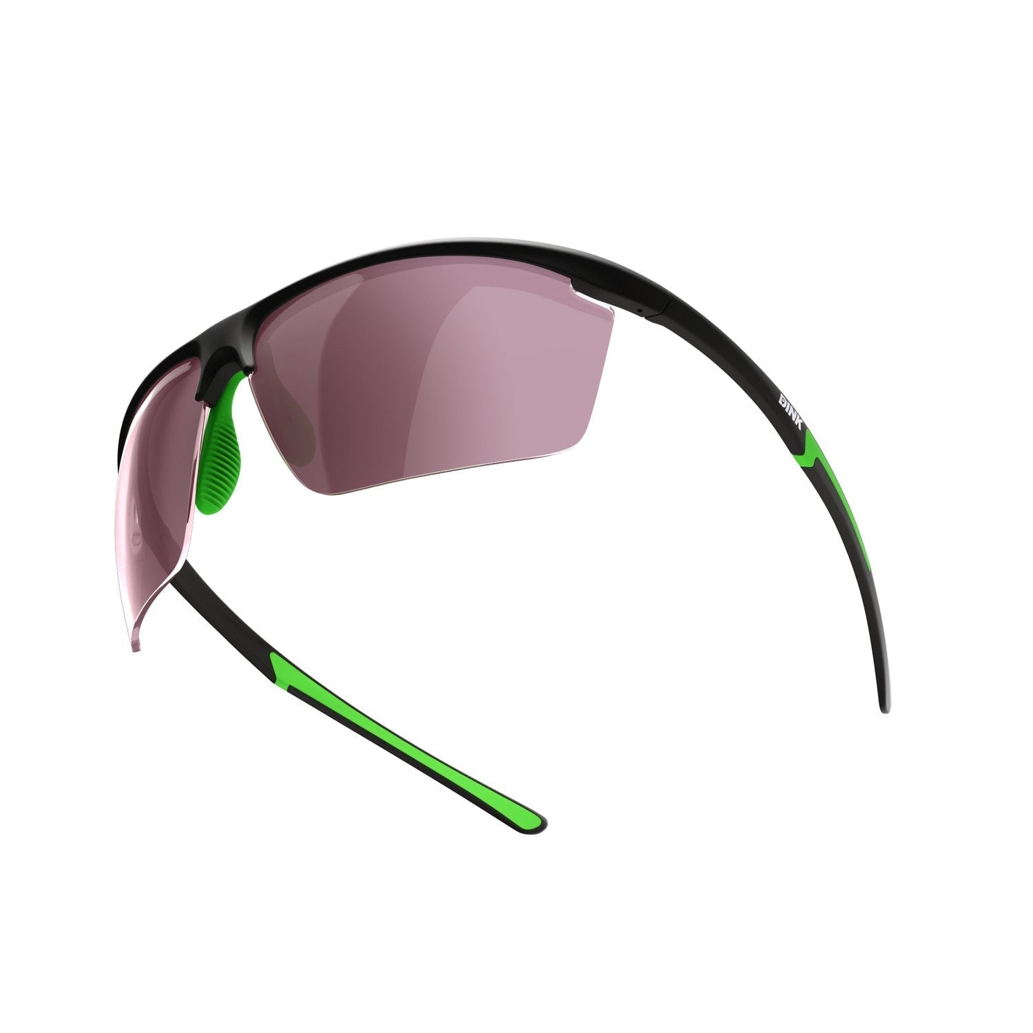 Daytona Petite Large Pickleball Sunglasses - Black/Green