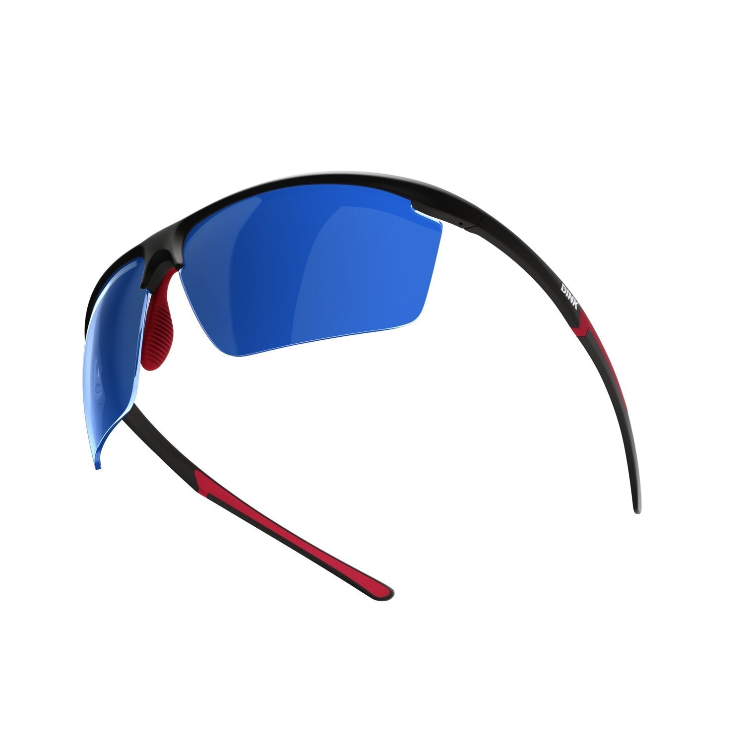 Daytona Petite Large Pickleball Sunglasses - Black/Red