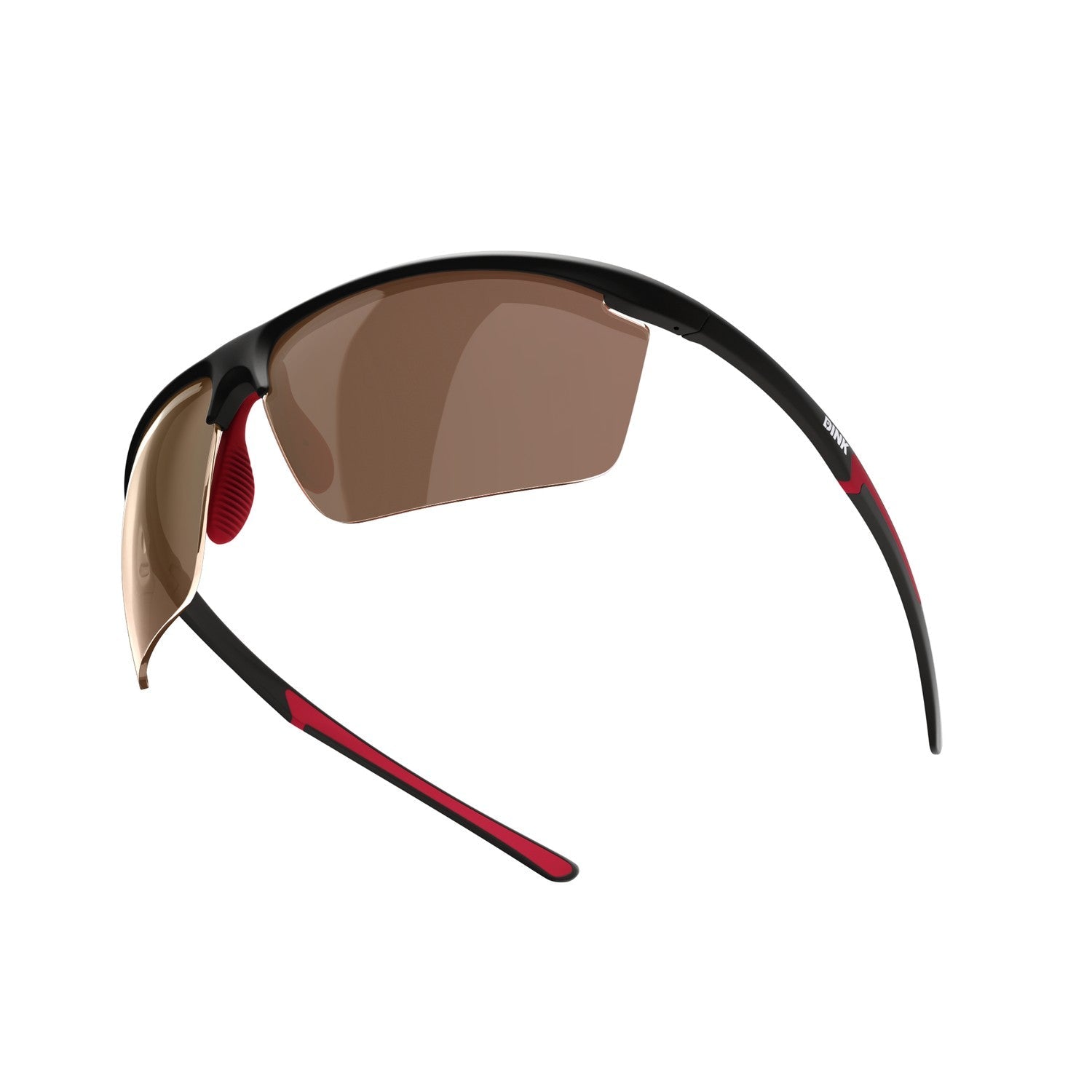 Daytona Petite Large RX Sunglasses - Black/Red