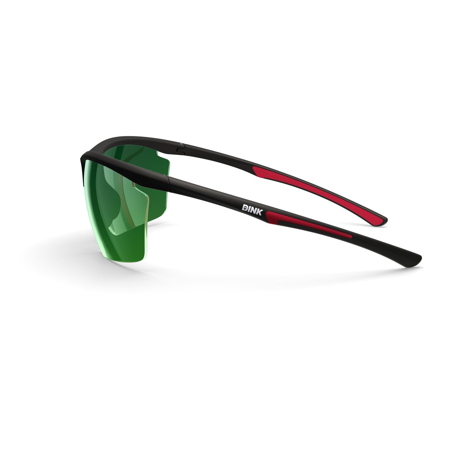Daytona Petite Large RX Pickleball Sunglasses - Black/Red