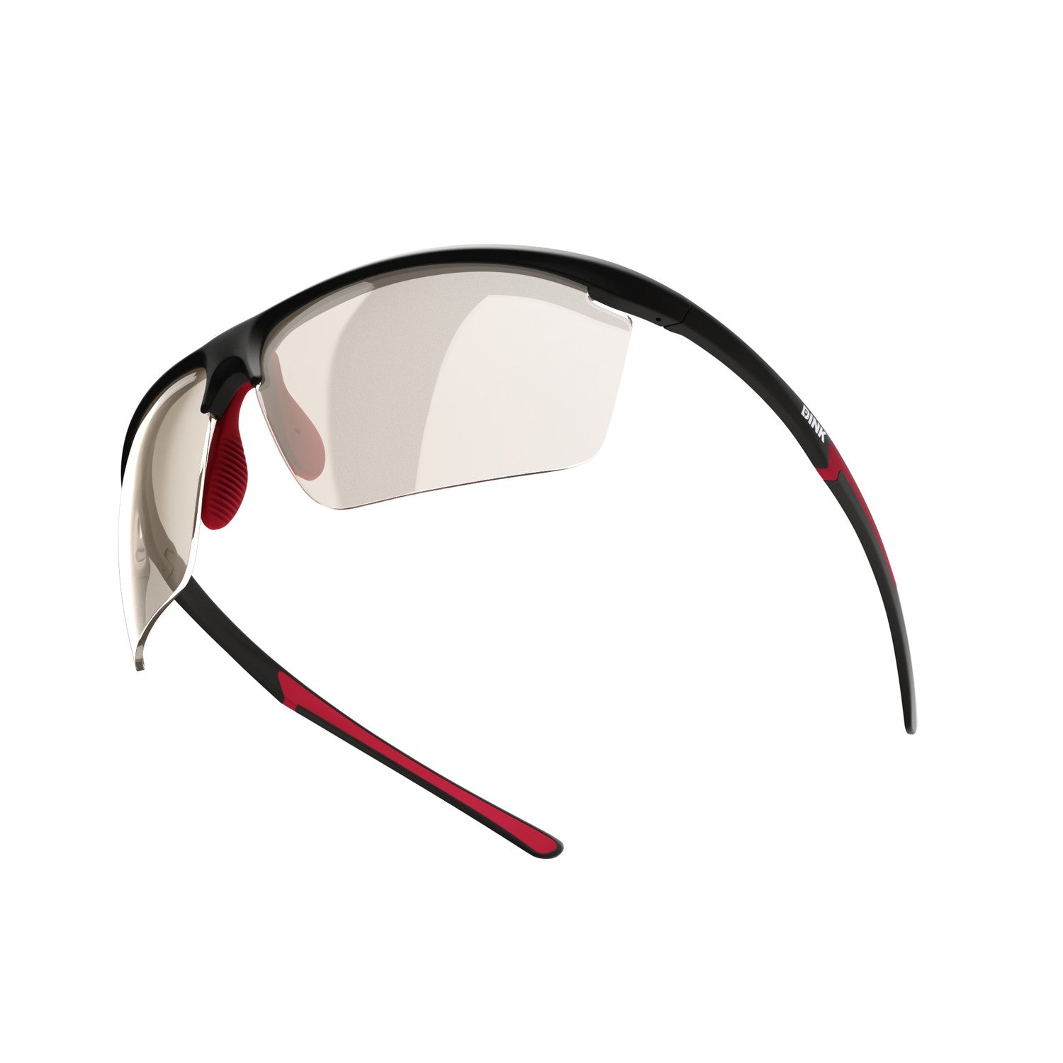 Daytona Petite Large Pickleball Sunglasses - Black/Red