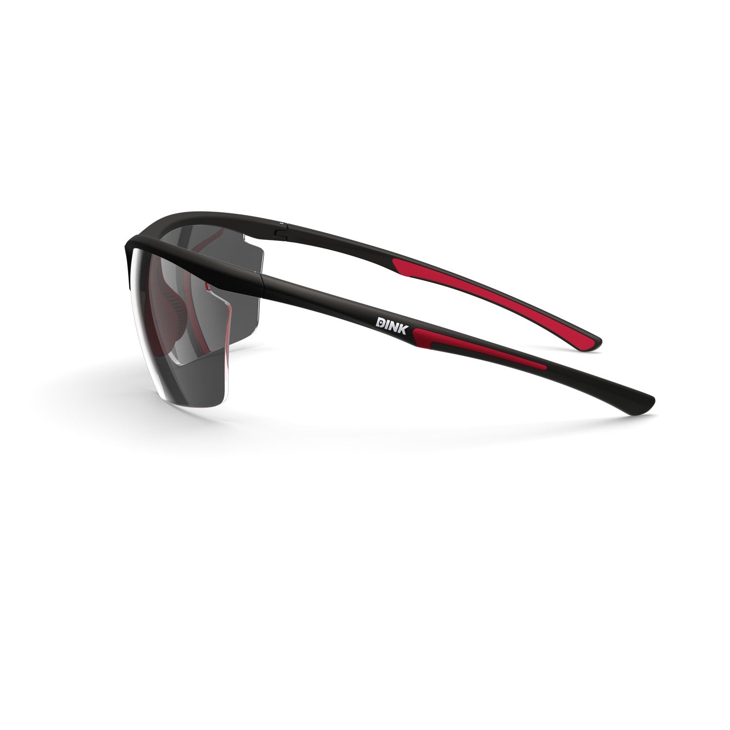 Daytona Petite Large RX Sunglasses - Black/Red