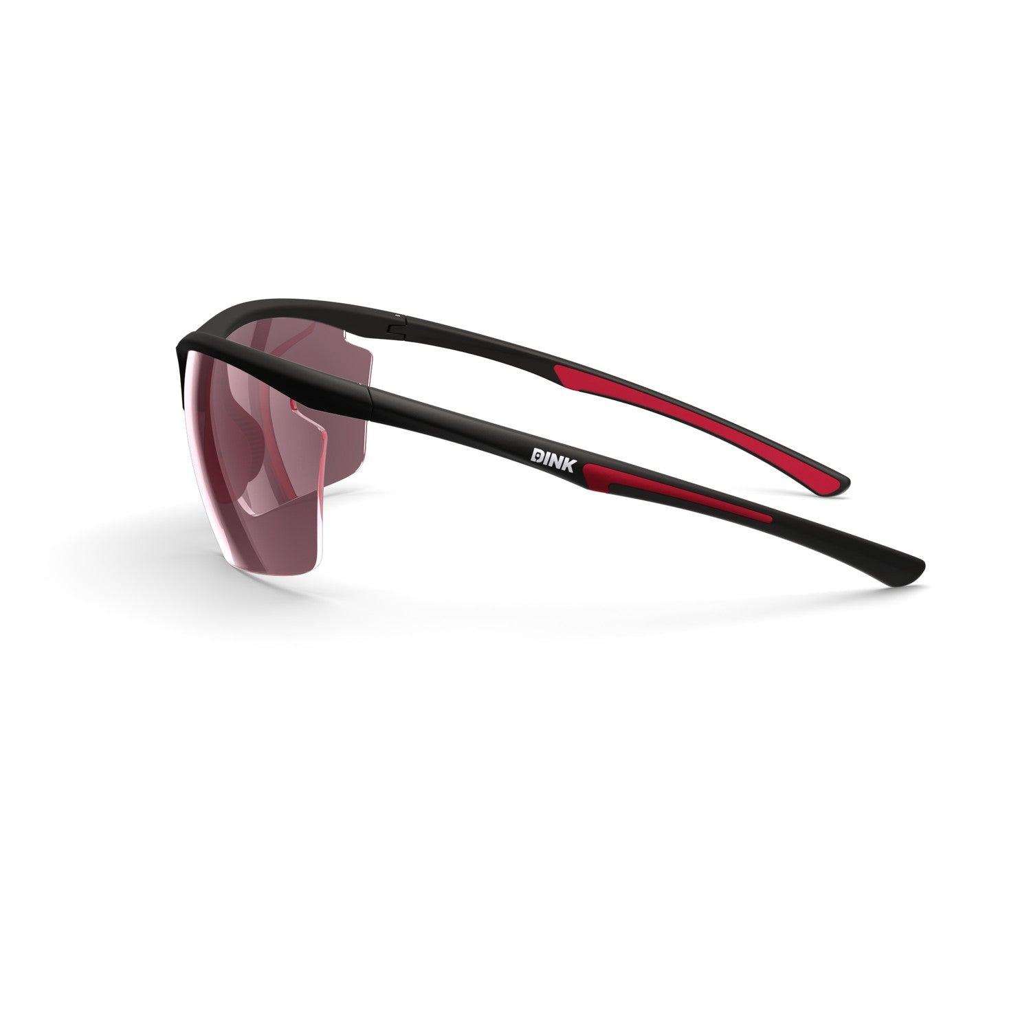 Daytona Petite Large RX Pickleball Sunglasses - Black/Red