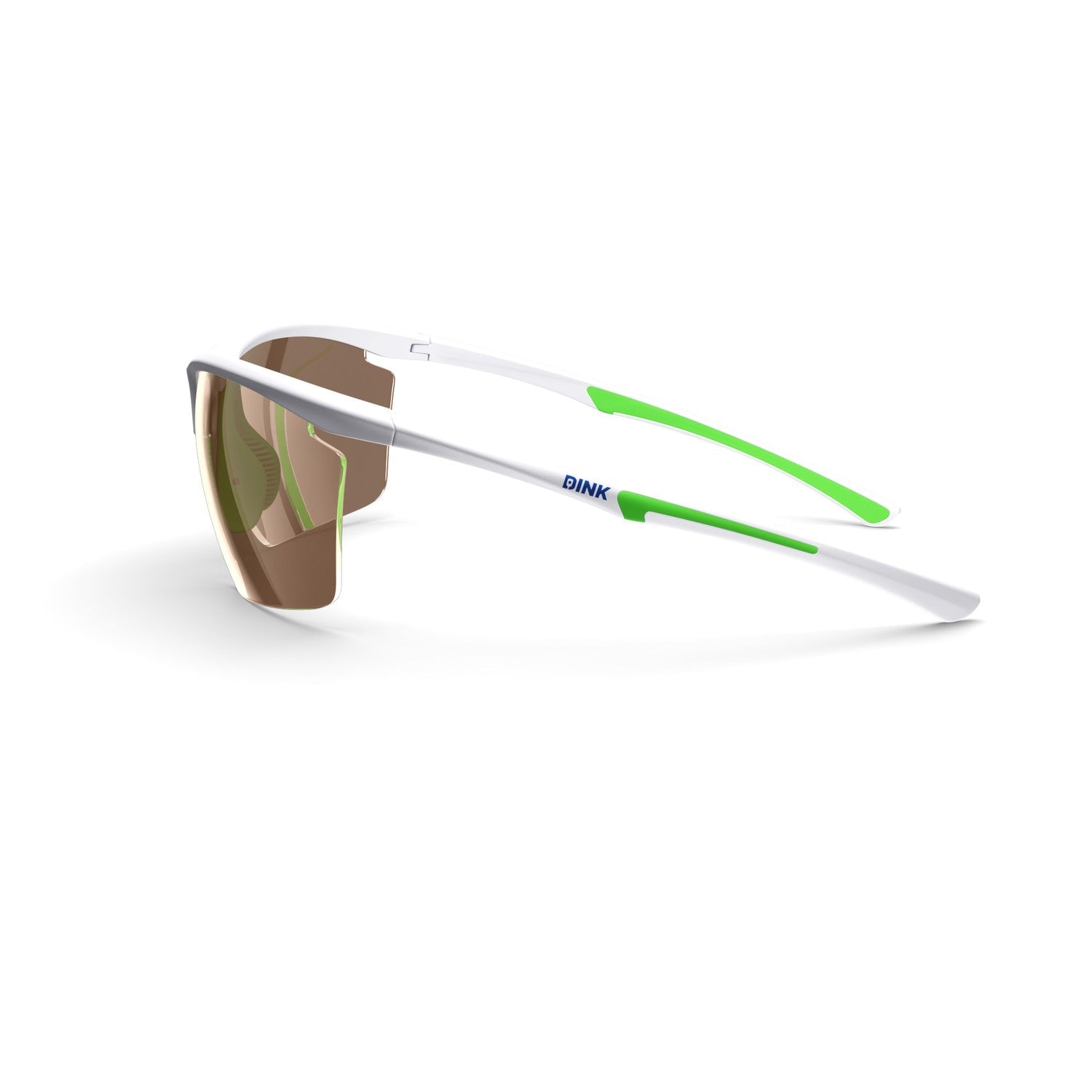 Daytona Petite Large RX Sunglasses - White/Green