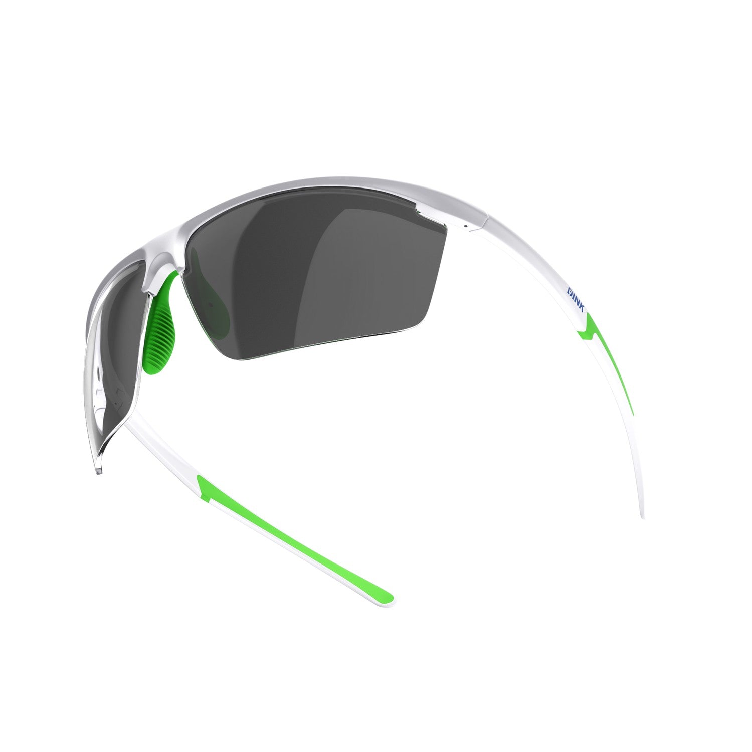 Daytona Petite Large Pickleball Sunglasses - White/Green