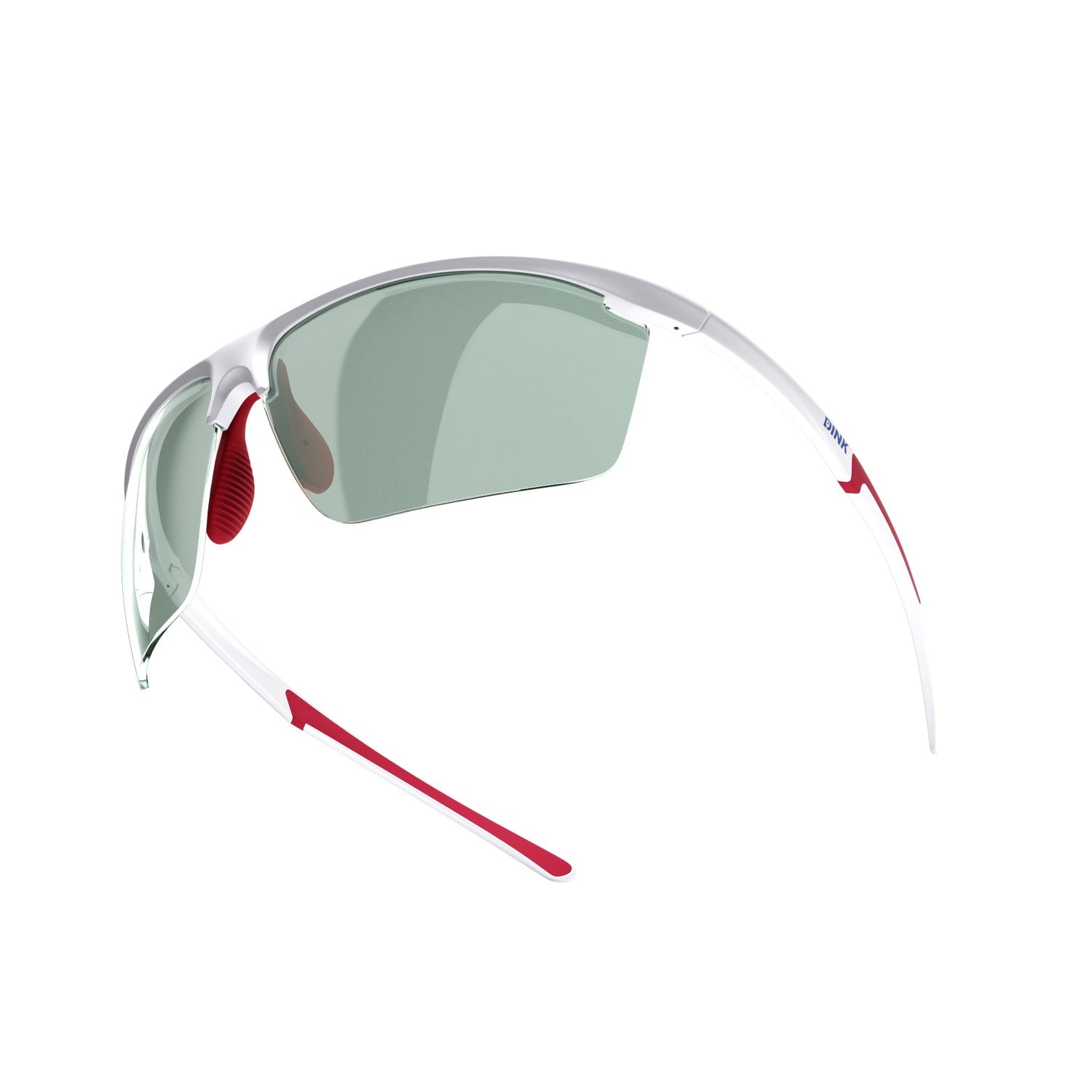 Daytona Petite Large RX Pickleball Sunglasses - White/Red