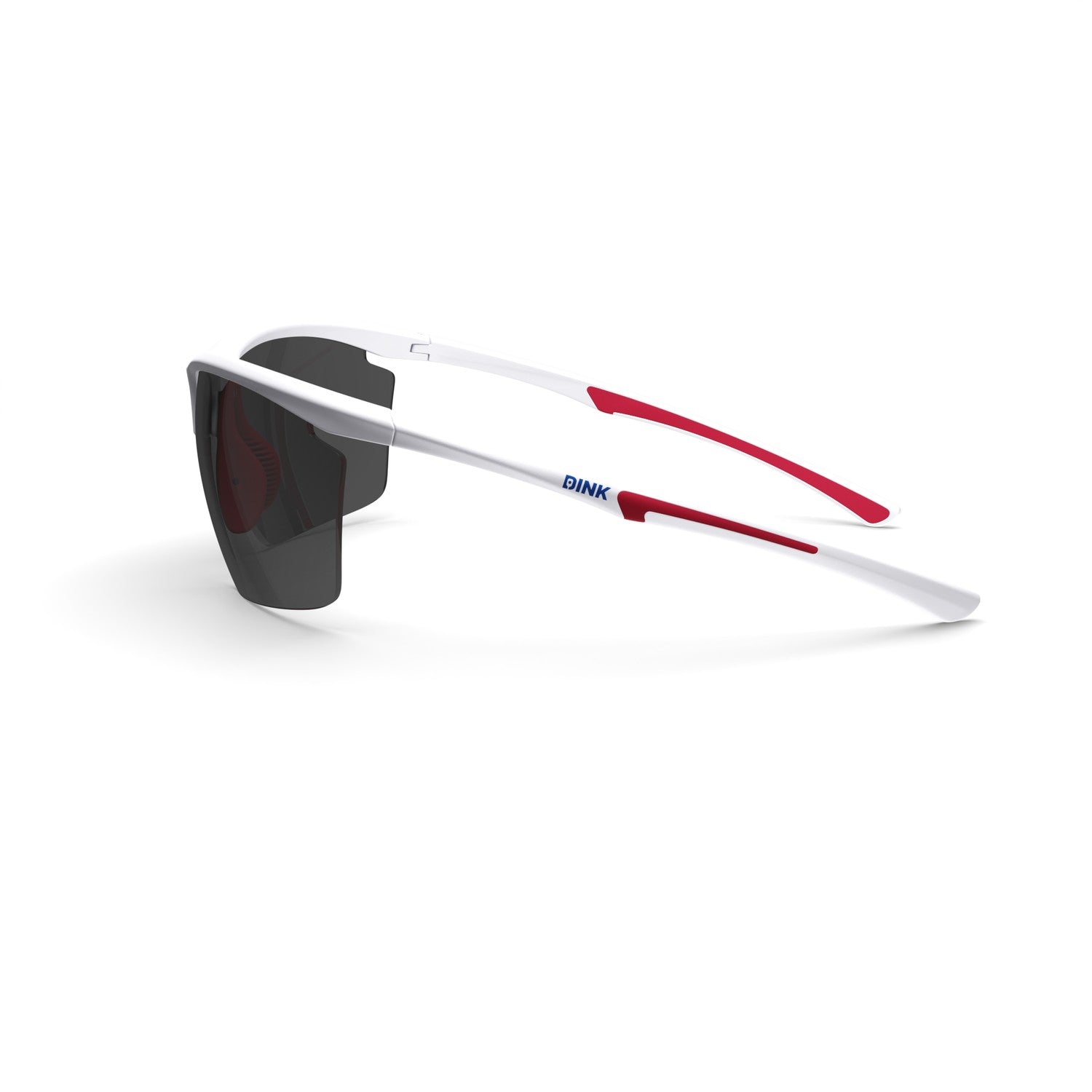 Daytona Petite Large RX Pickleball Sunglasses - White/Red