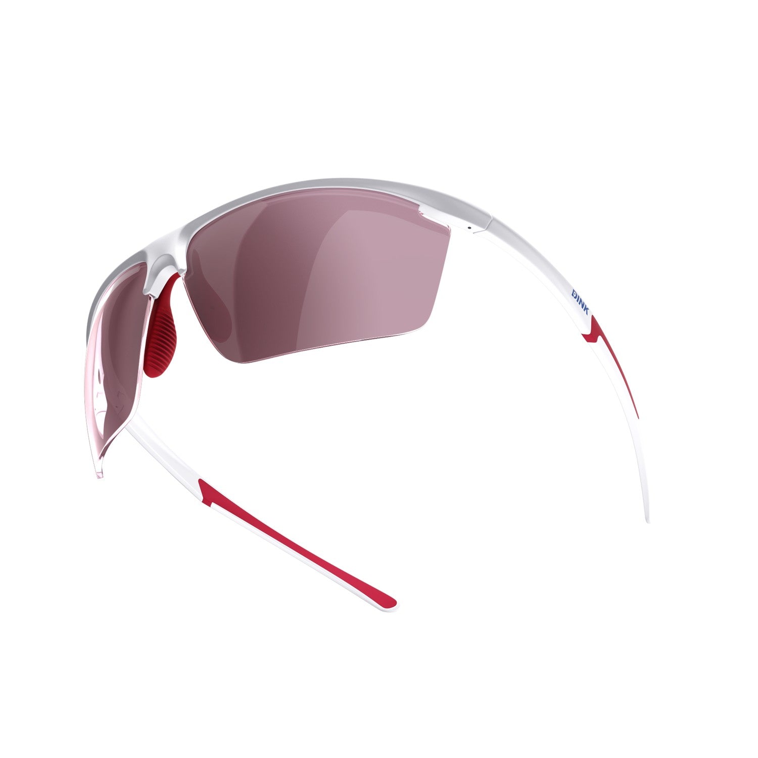 Daytona Petite Large RX Sunglasses - White/Red