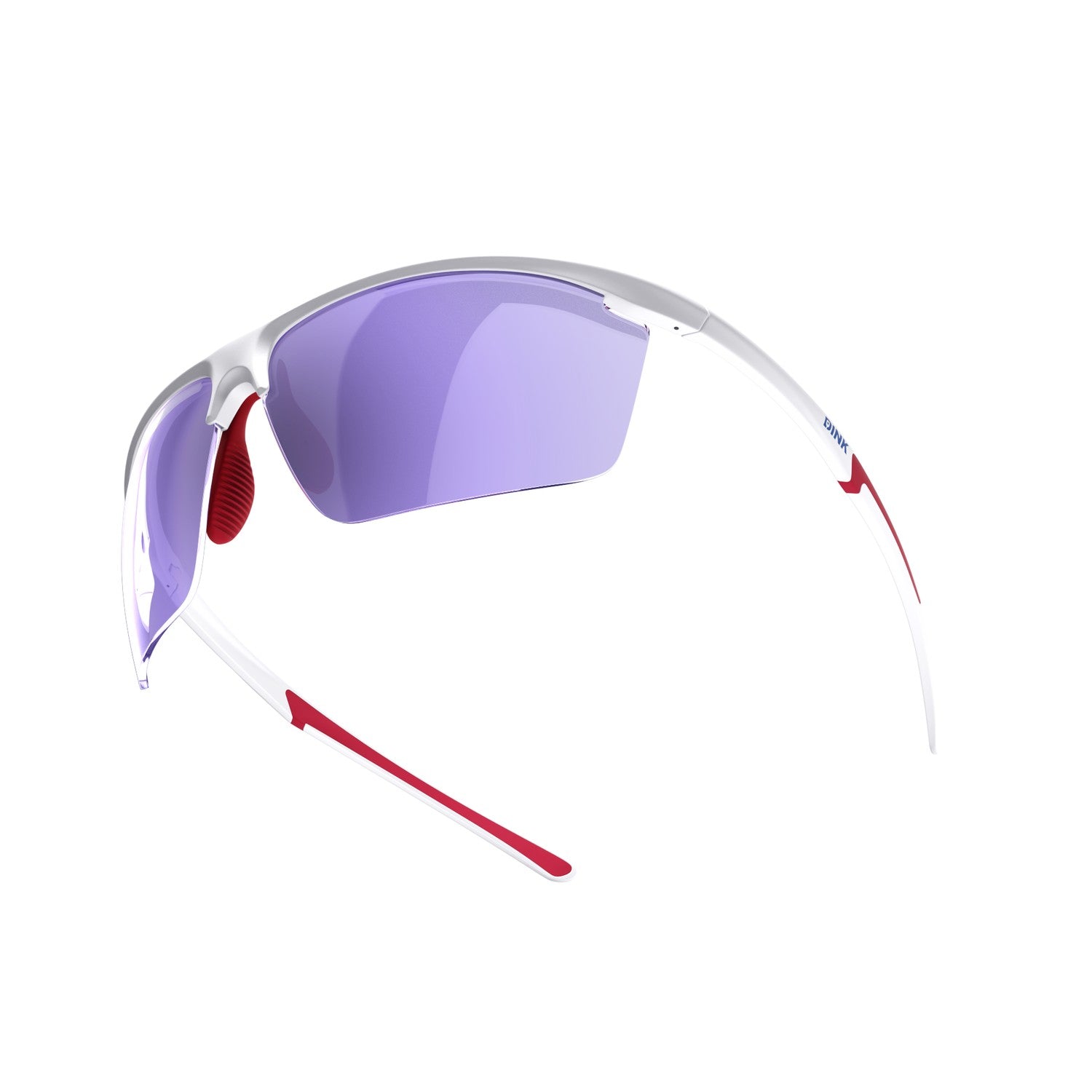 Daytona Petite Large RX Sunglasses - White/Red