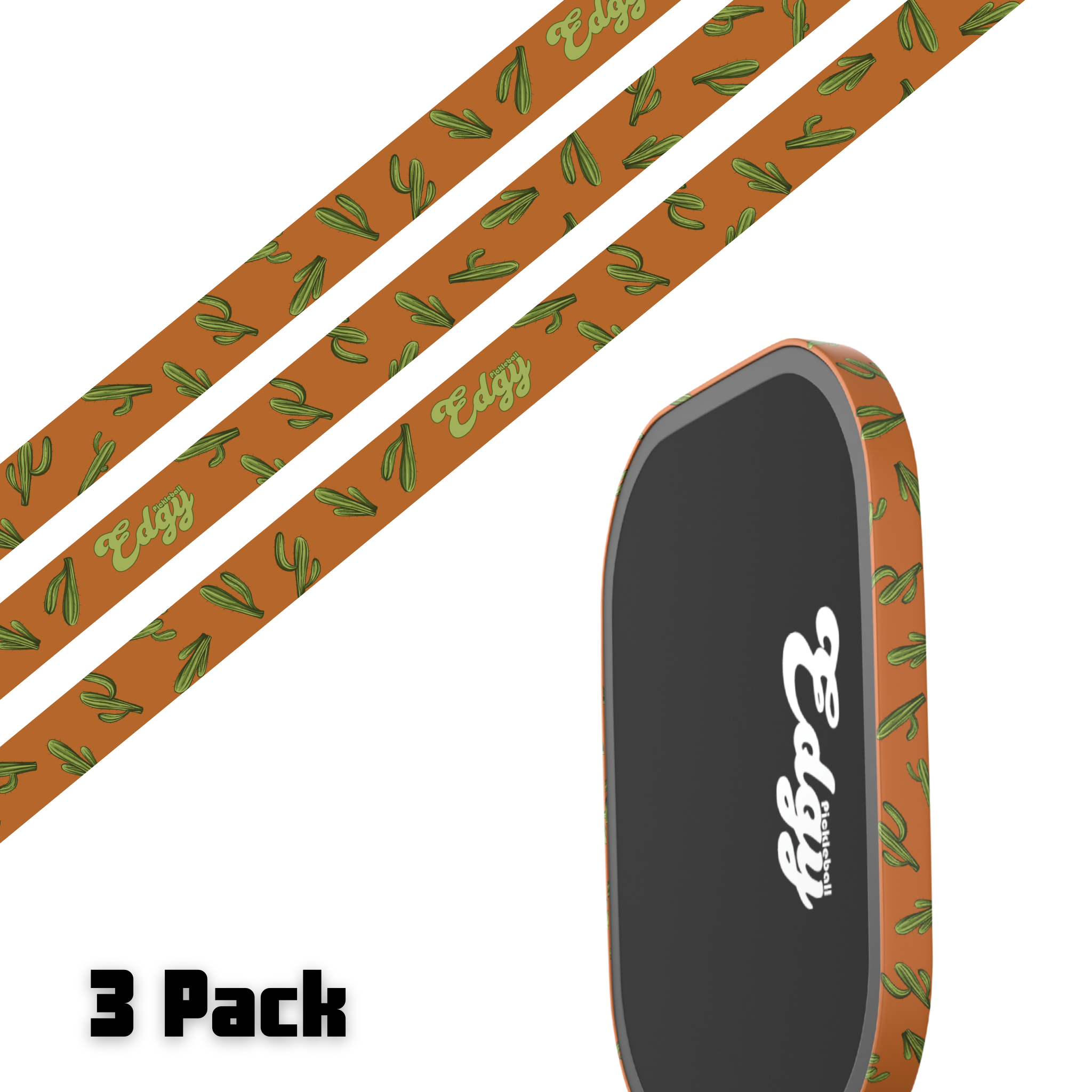 Cactus Edge Tape (3 pack) - Pickleball Paddle Edge Tape