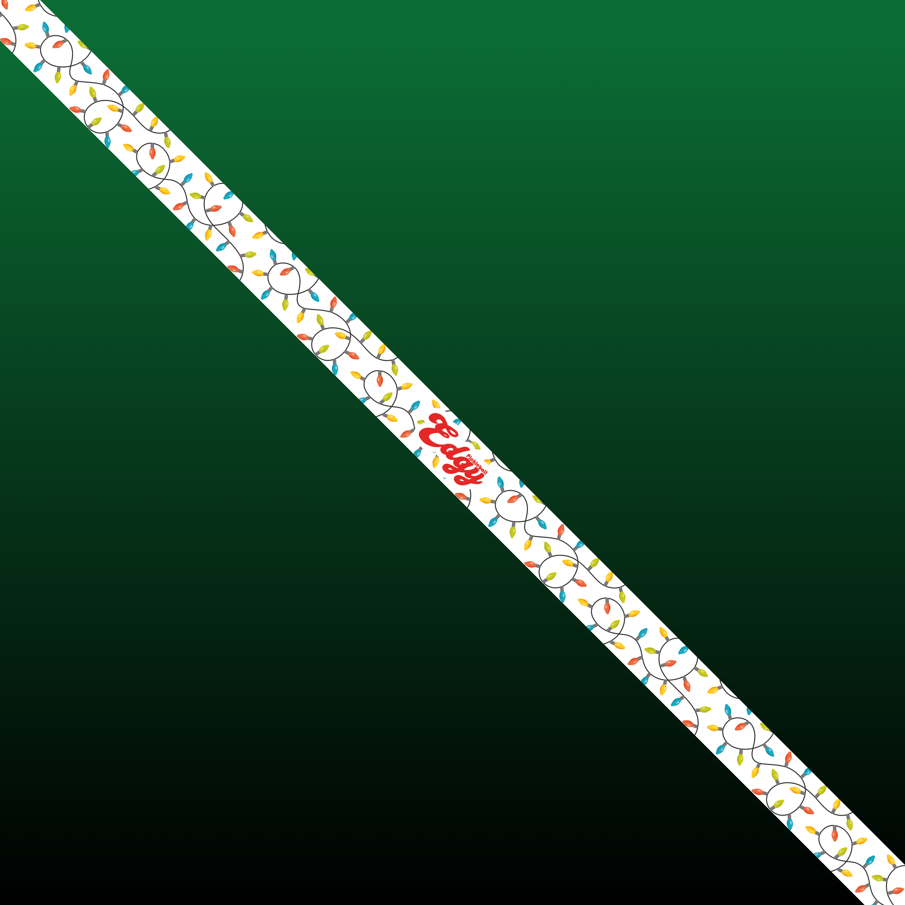 Christmas Lights Edge Tape (3 pack) - Pickleball Paddle Edge Tape