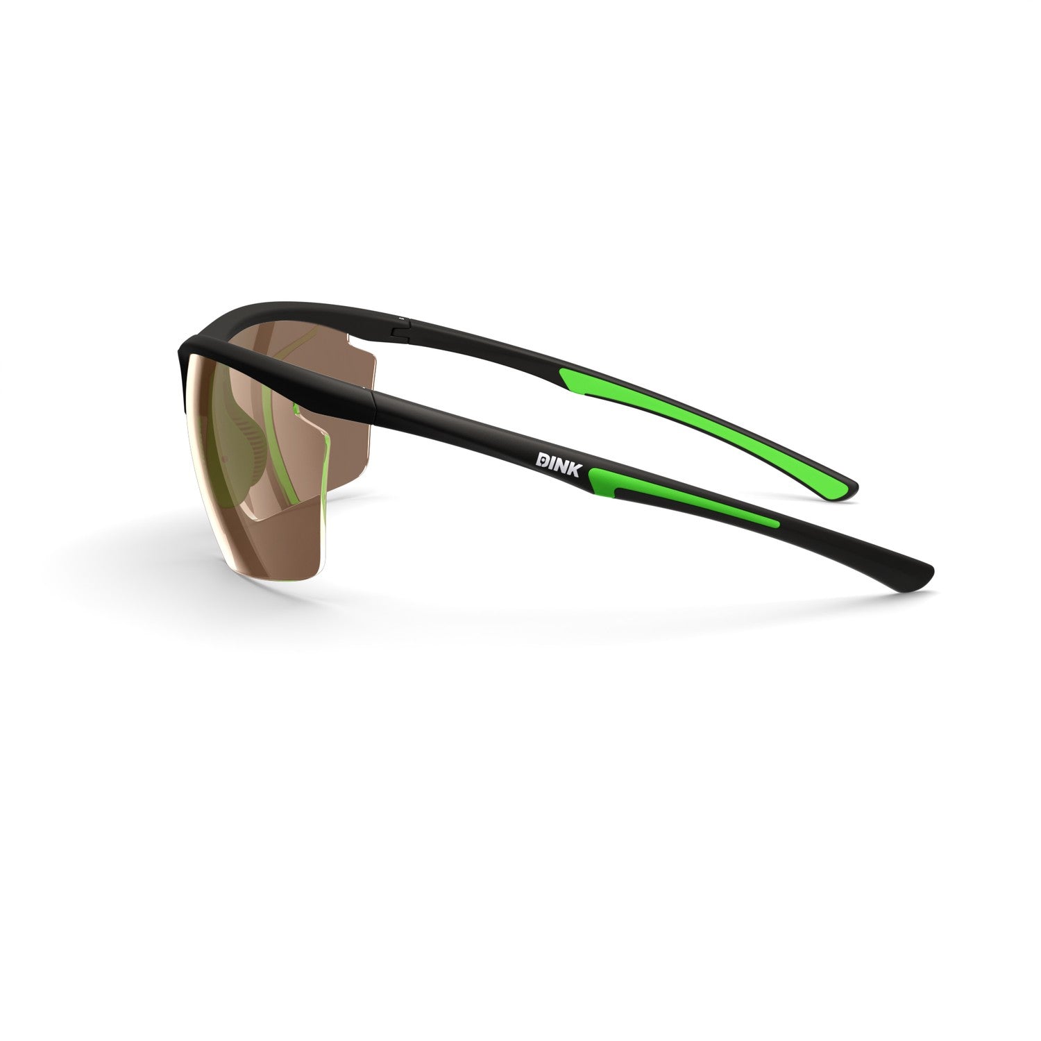 Daytona Petite Large RX Pickleball Sunglasses - Black/Green