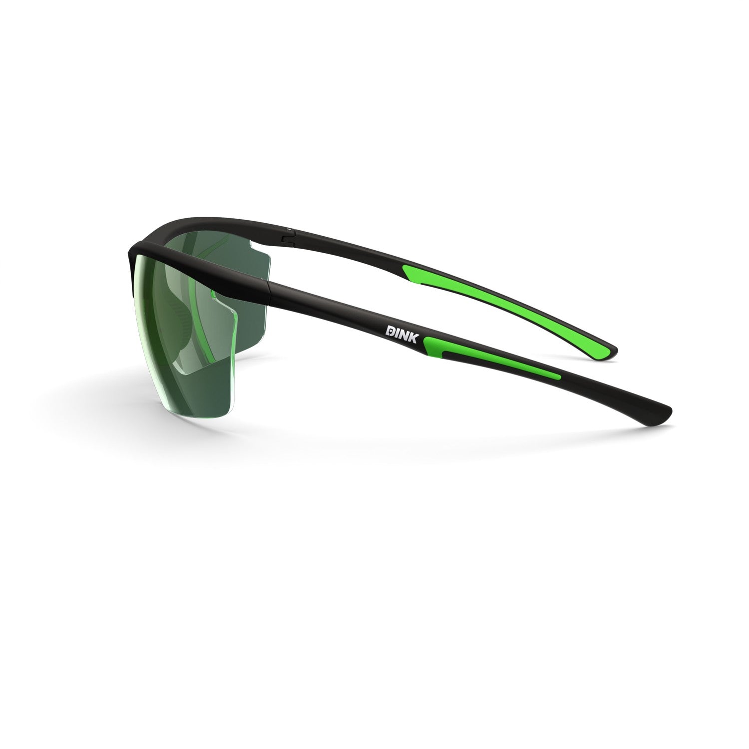 Daytona Petite Large RX Sunglasses - Black/Green