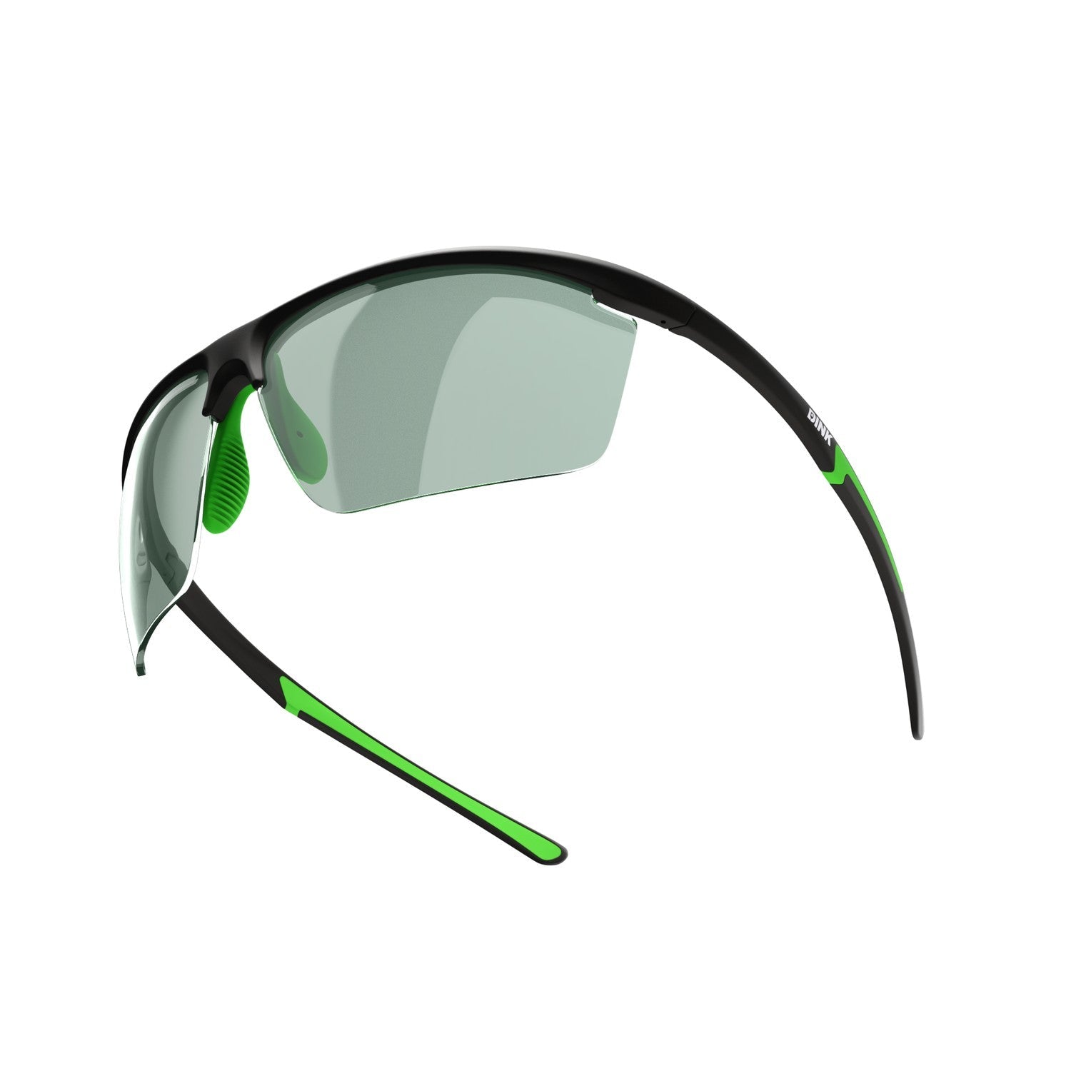 Daytona Petite Large Sunglasses - Black/Green