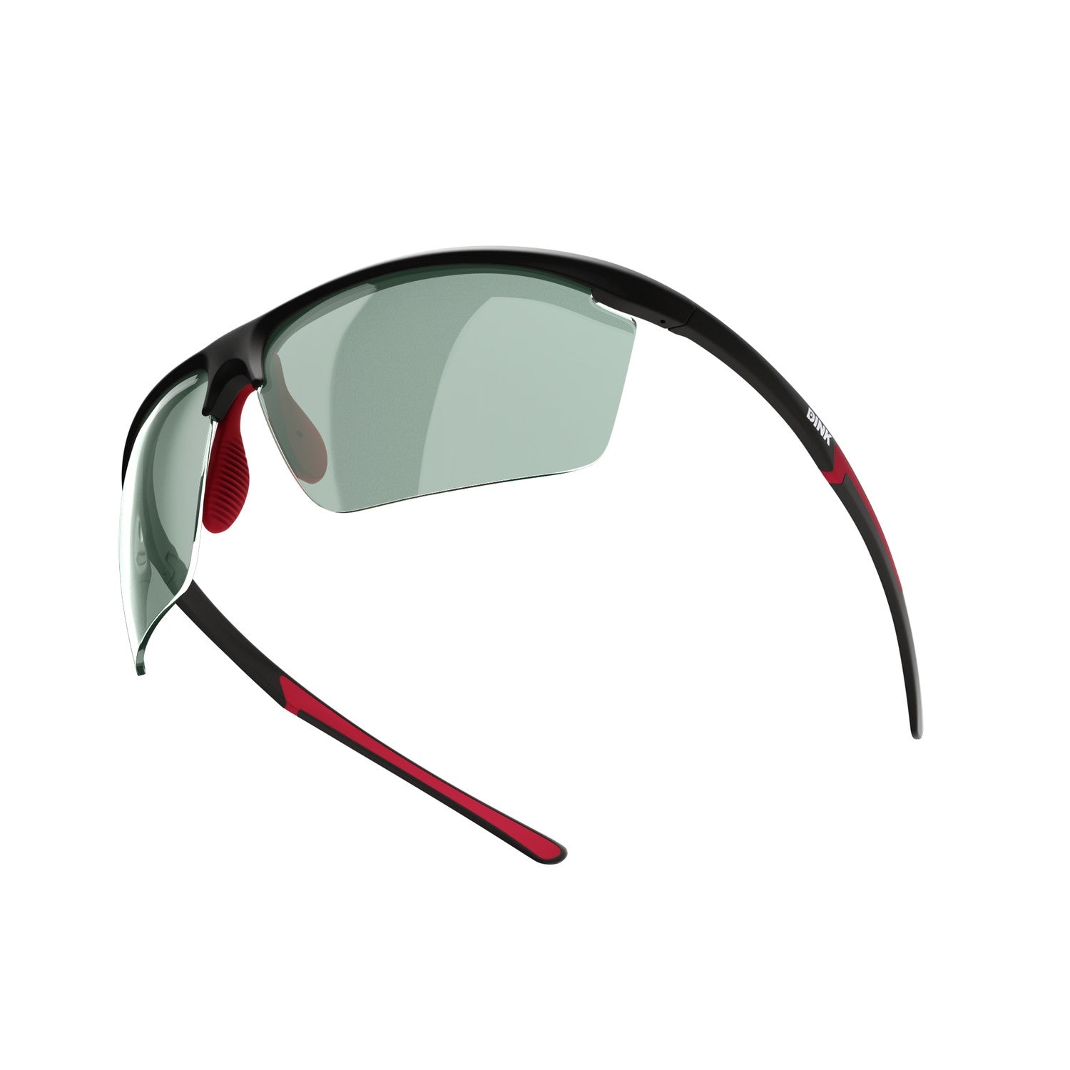 Daytona Petite Large Sunglasses - Black/Red