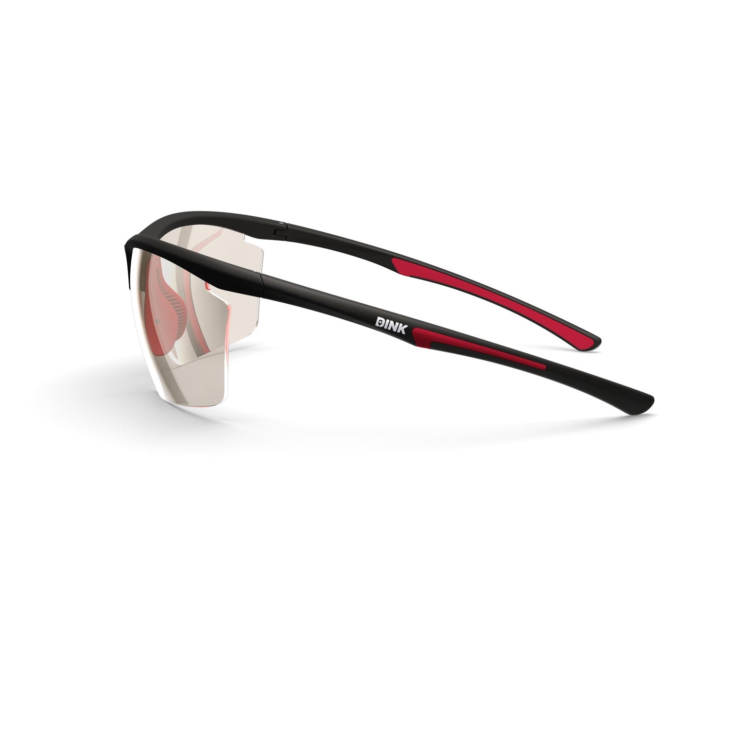 Daytona Petite Large RX Pickleball Sunglasses - Black/Red