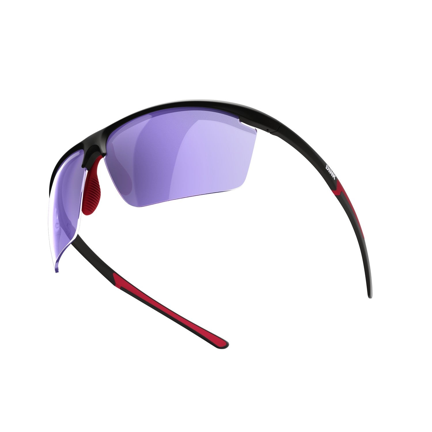 Daytona Petite Large RX Pickleball Sunglasses - Black/Red