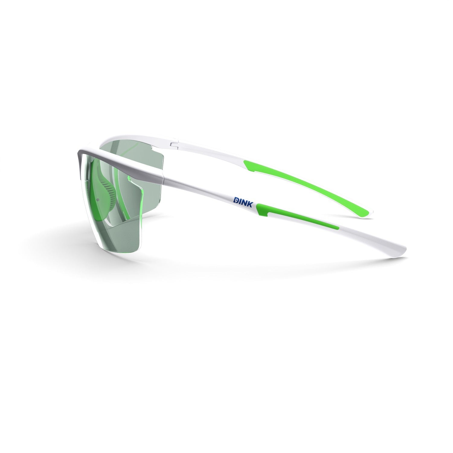 Daytona Petite Large RX Sunglasses - White/Green