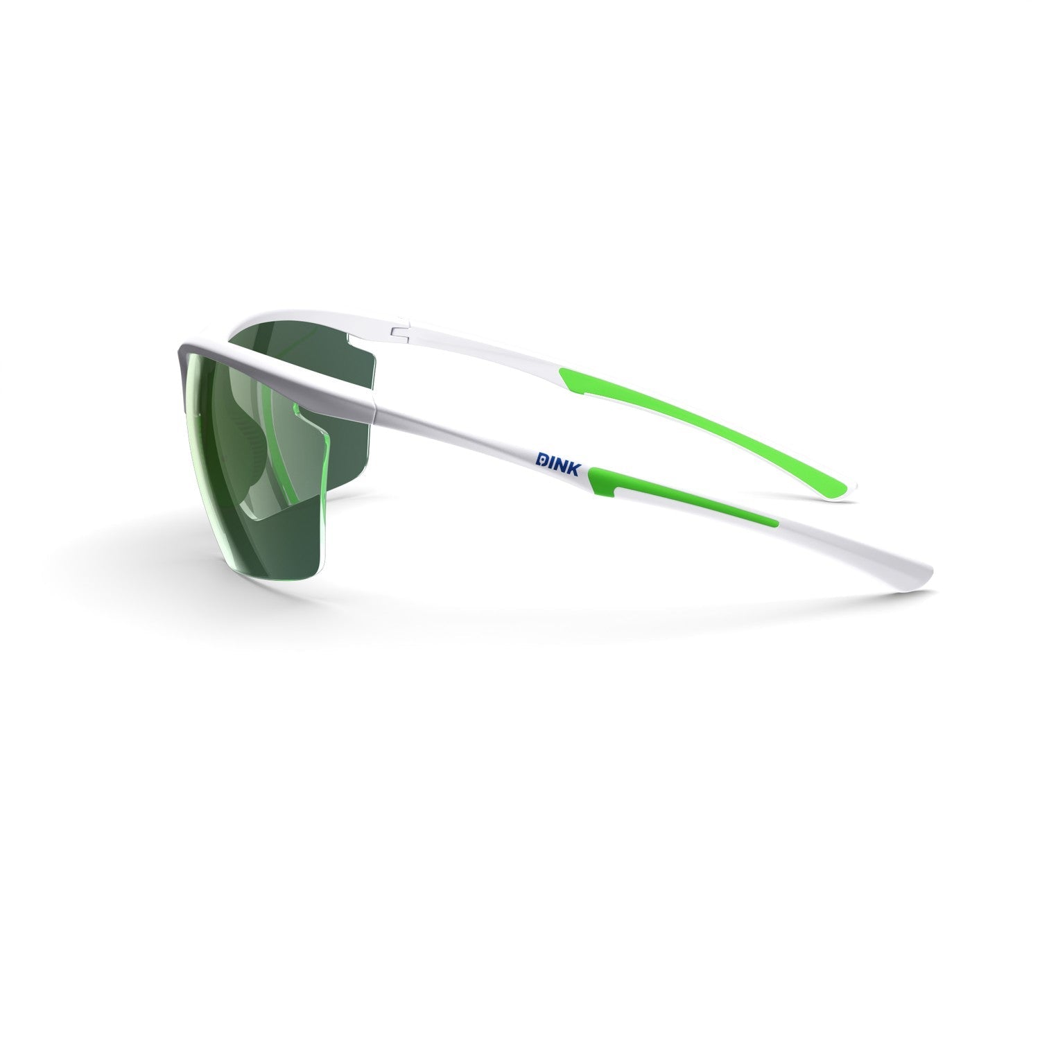 Daytona Petite Large RX Pickleball Sunglasses - White/Green