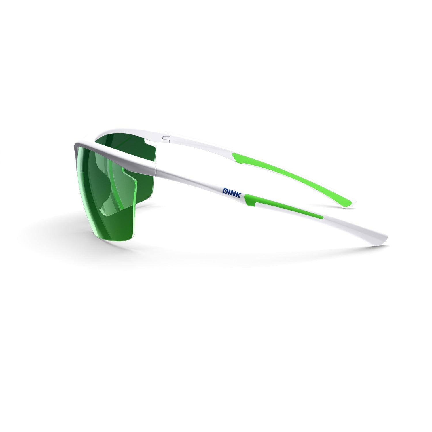 Daytona Petite Large RX Sunglasses - White/Green