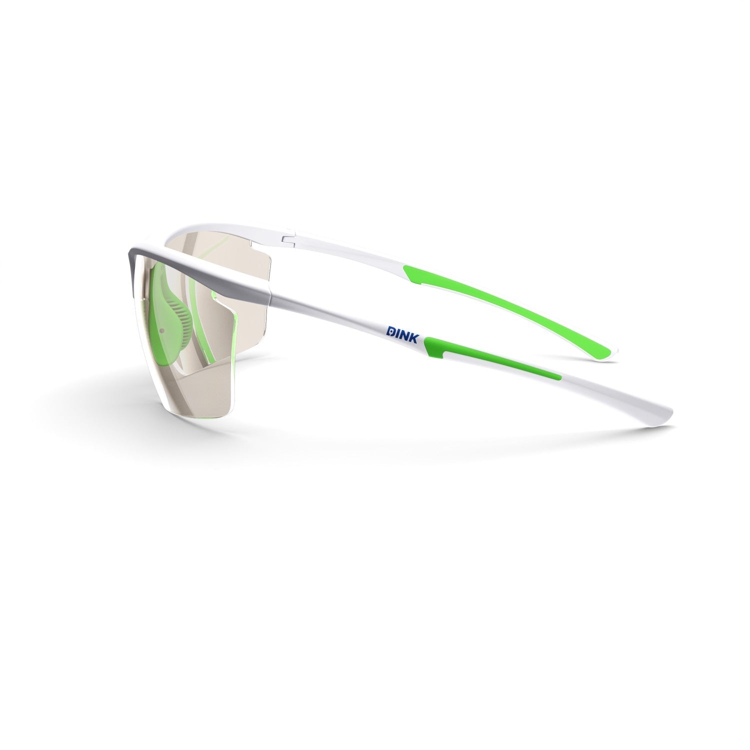 Daytona Petite Large RX Sunglasses - White/Green