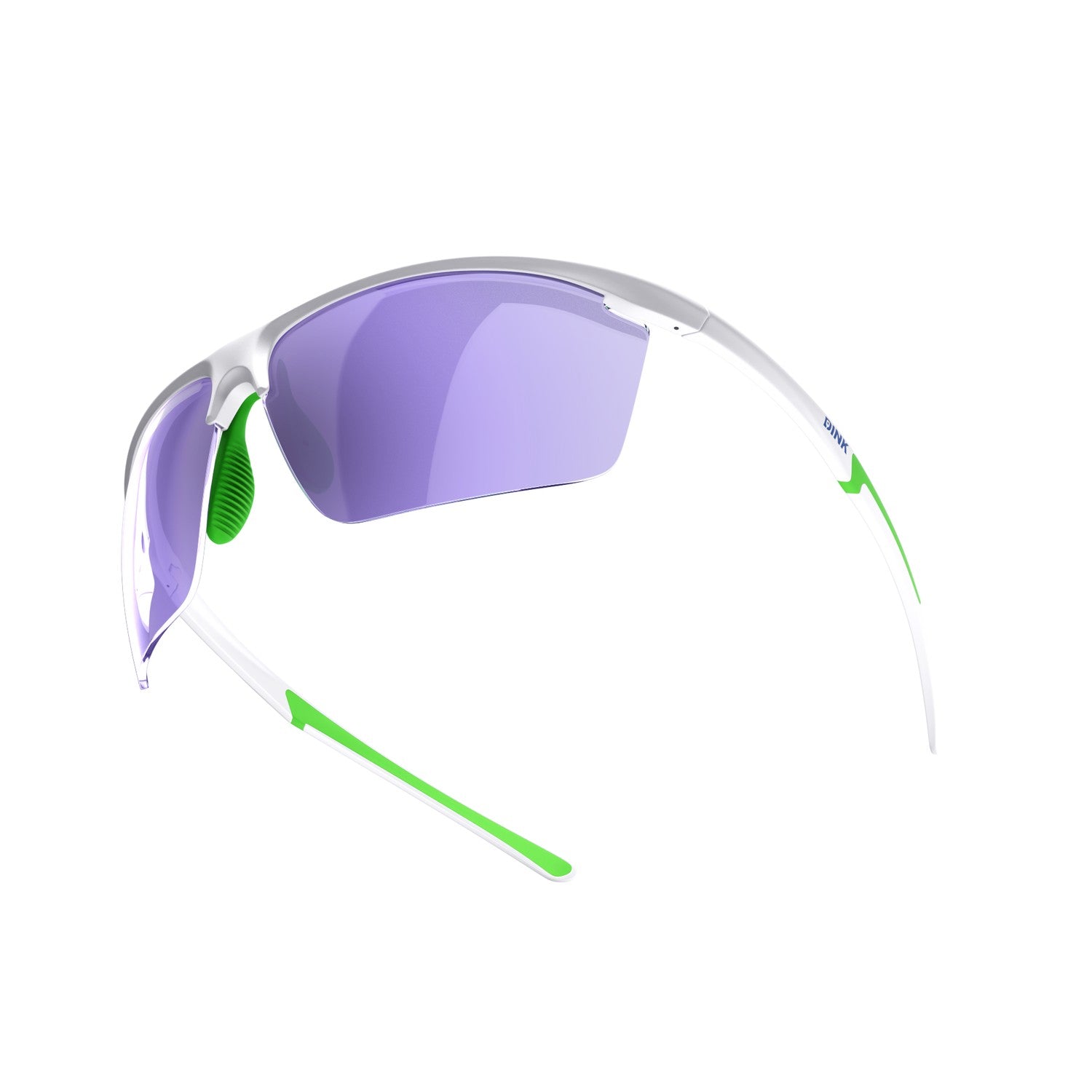 Daytona Petite Large RX Sunglasses - White/Green