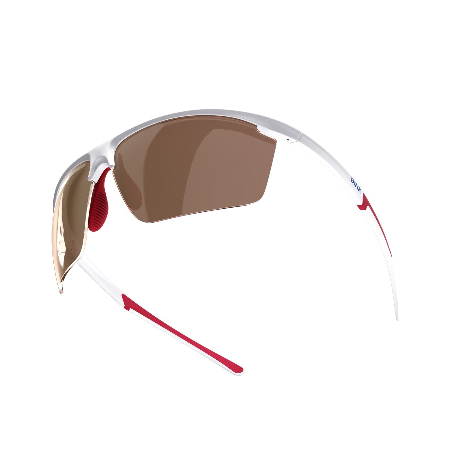 Daytona Petite Large RX Pickleball Sunglasses - White/Red