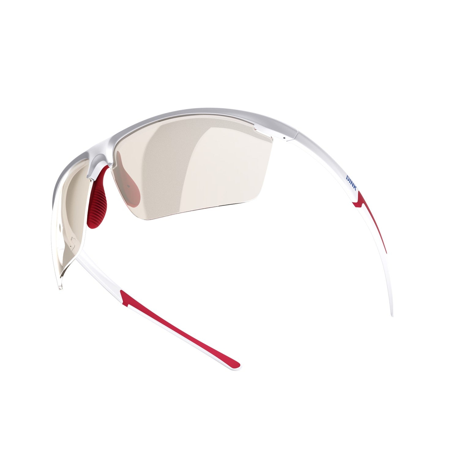 Daytona Petite Large RX Sunglasses - White/Red