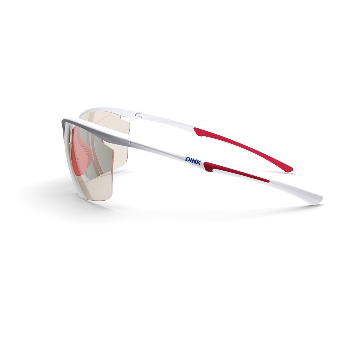 Daytona Petite Large RX Sunglasses - White/Red